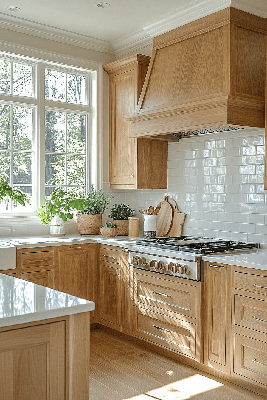 29 Light Oak Kitchen Cabinets That Bring Bright Warmth And Timeless ...