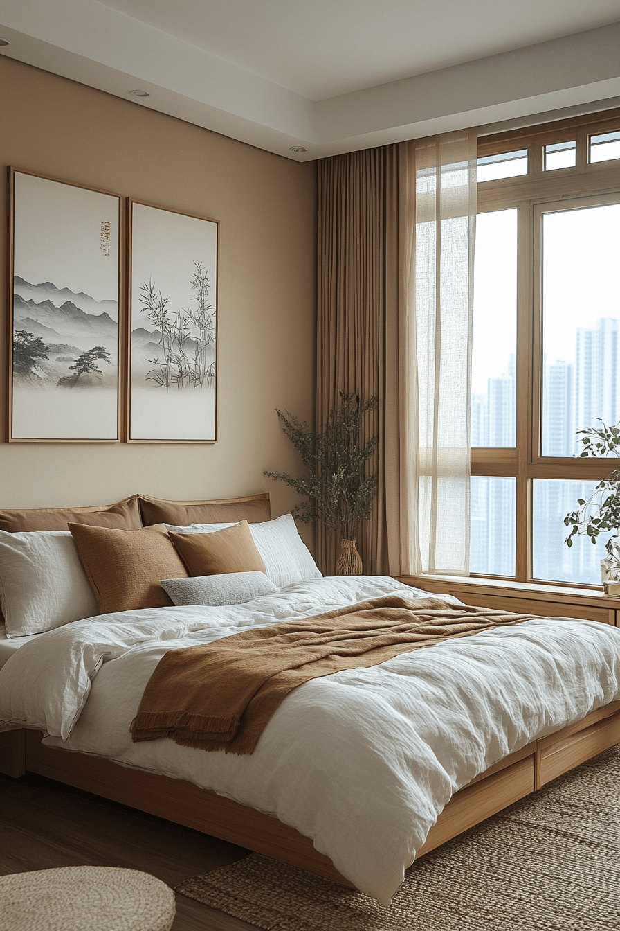 japandi small bedroom