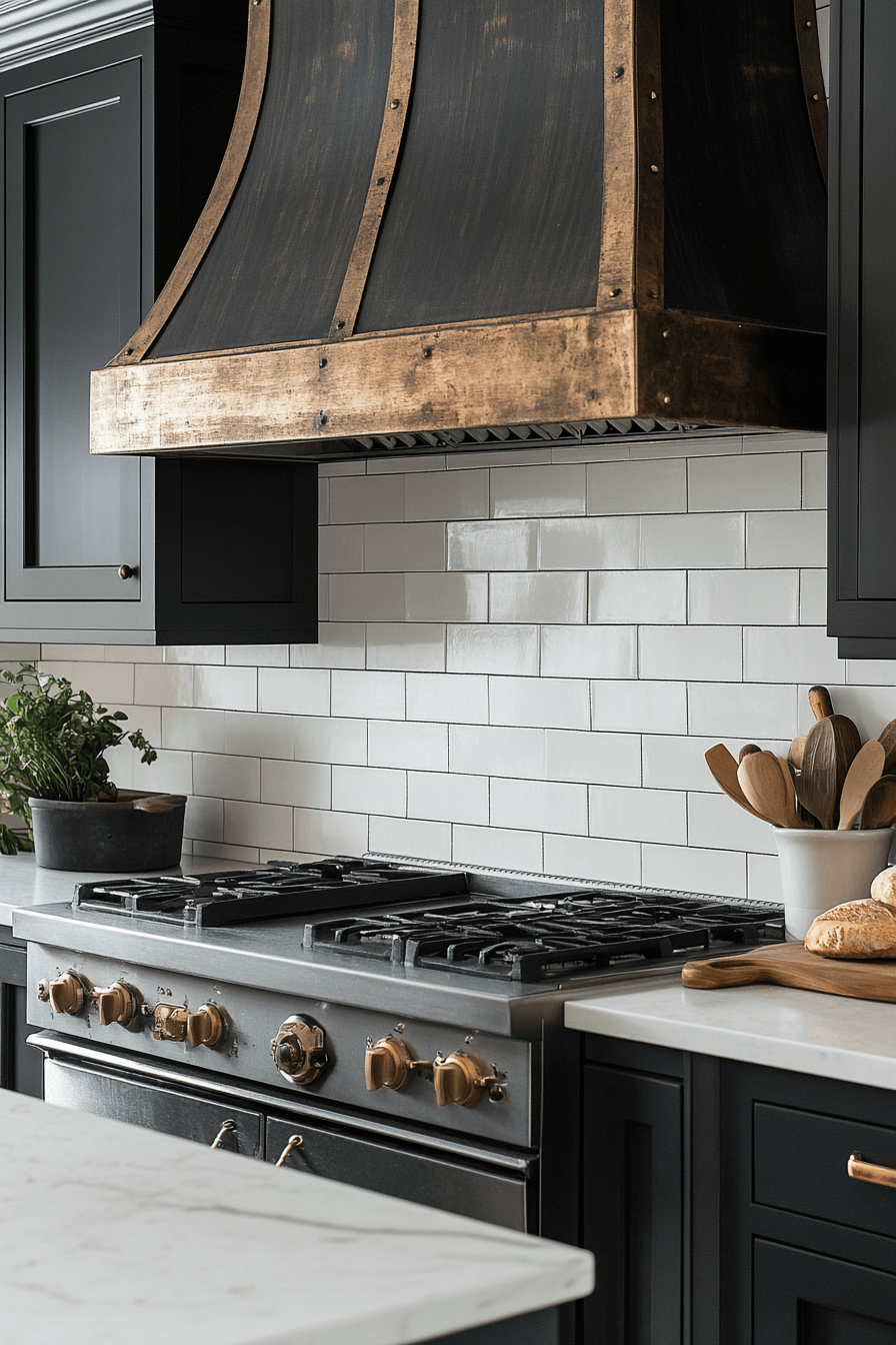 white backsplash kitchen