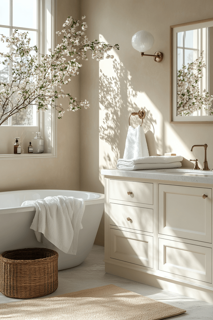 cottagecore bathroom