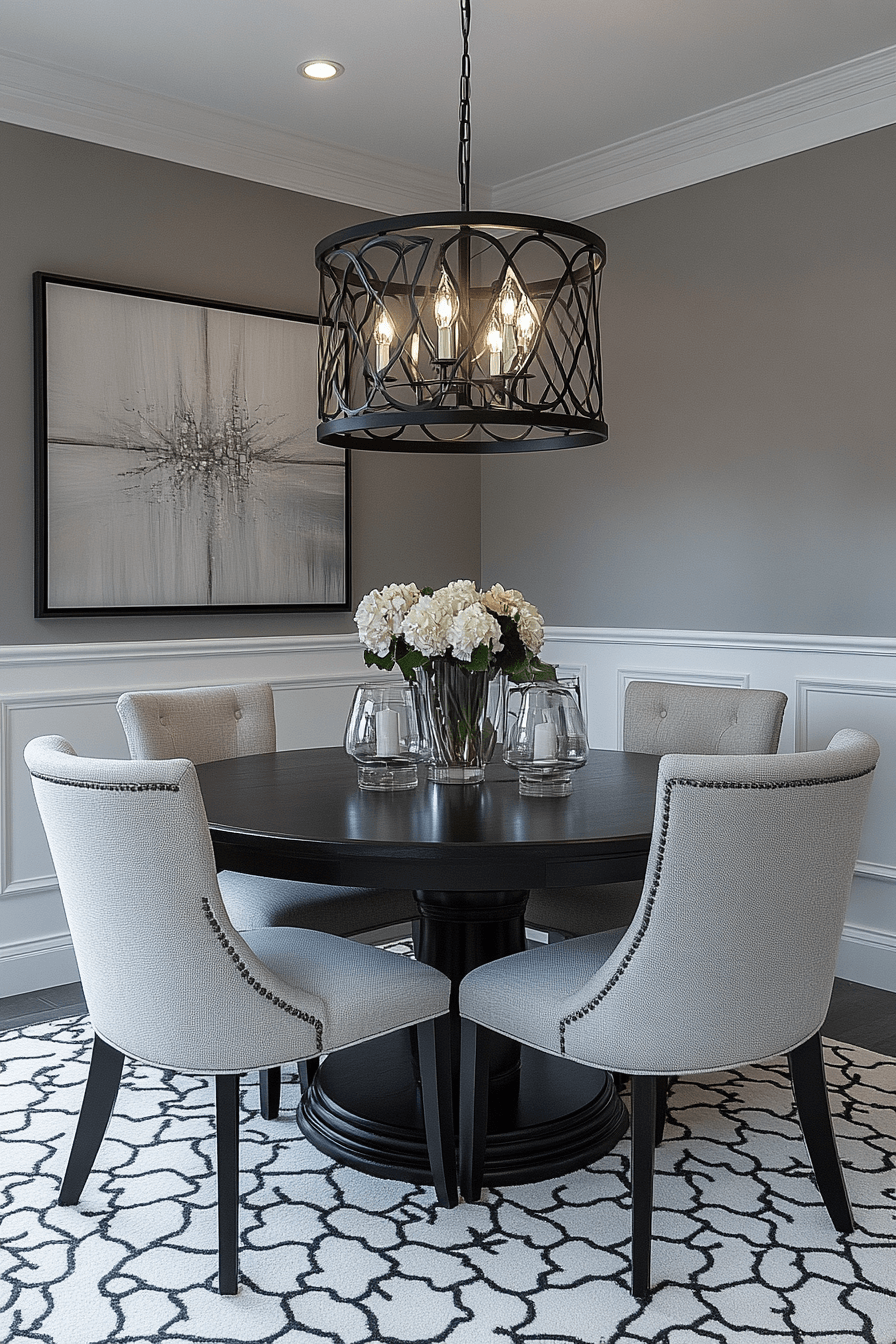 granny chic dining room