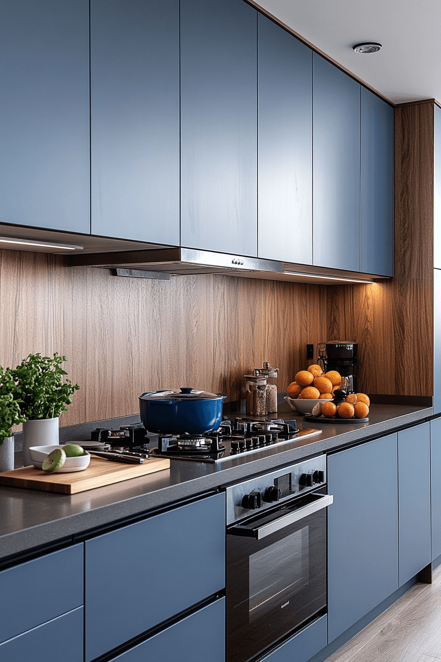 29 Blue Grey Kitchen Cabinets That Bring Cool Elegance and Everyday Comfort 14 blue grey kitchen cabinets