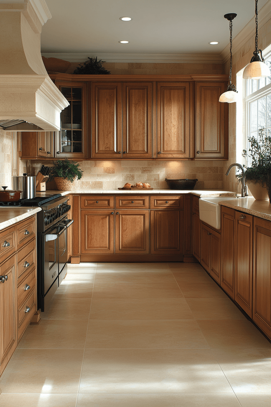 29 Golden Oak Kitchen Cabinets That Add Warmth, Glow, and Lasting Style 14 golden oak kitchen cabinets