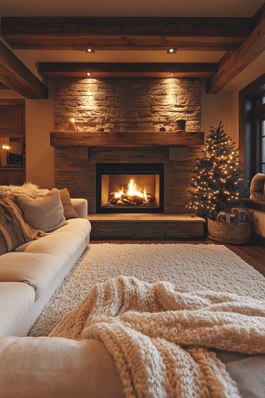 cream couch living room