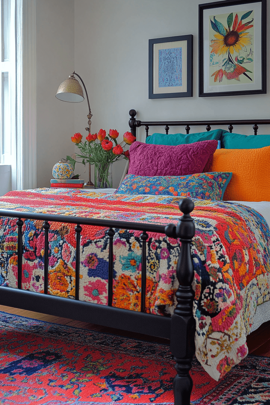 chambre boho chic