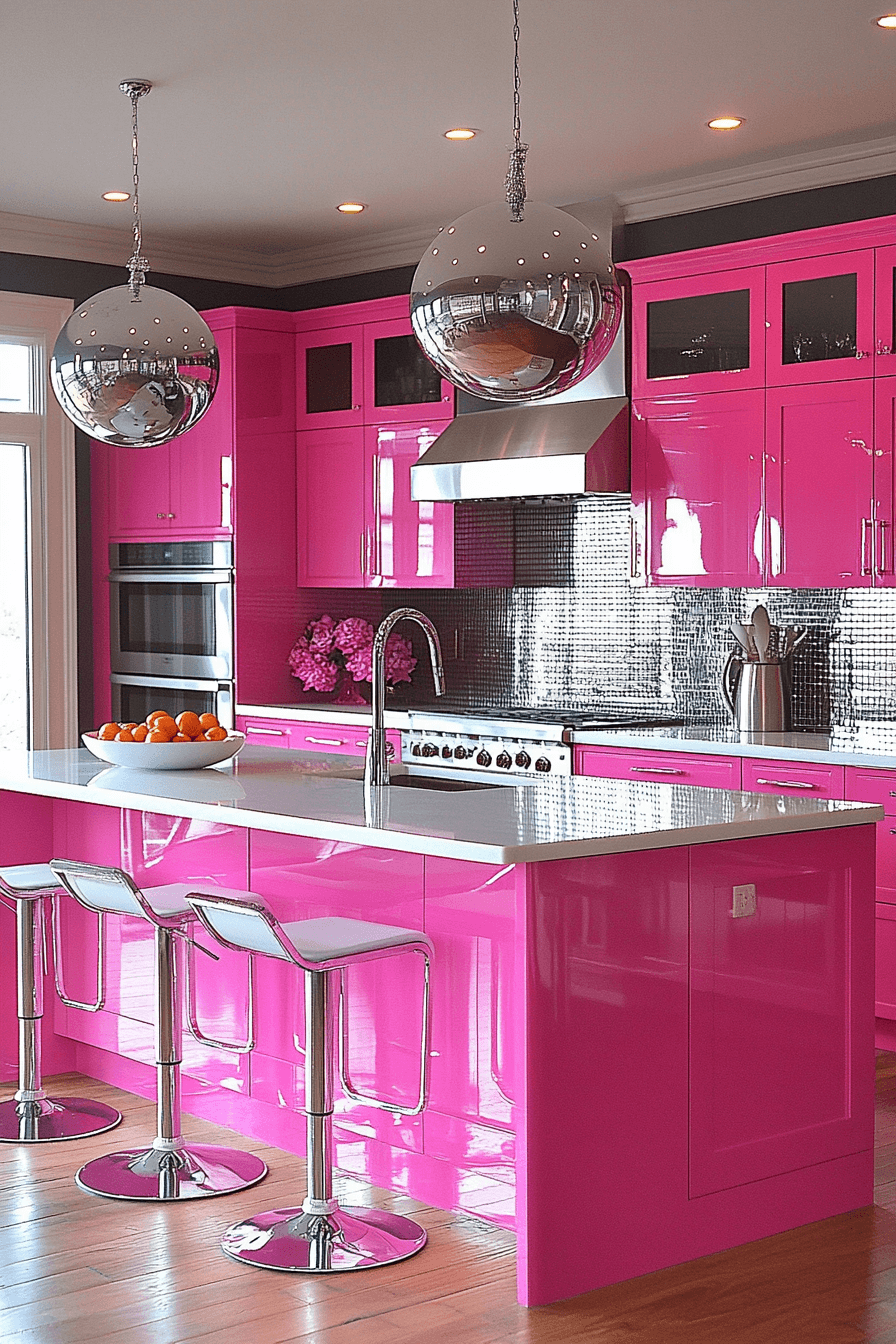 high gloss kitchen cabinets