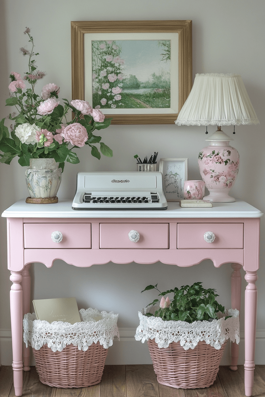 cottagecore office