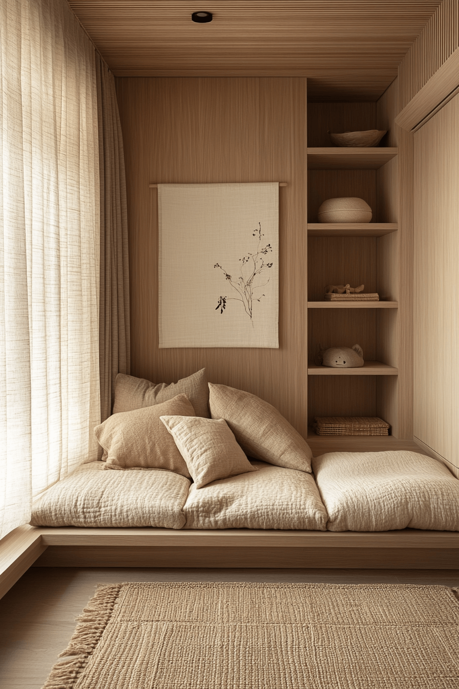 japandi kids room