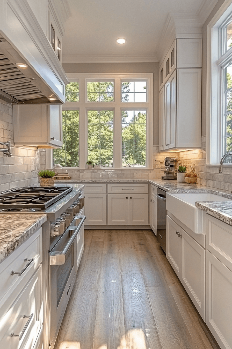 brick backsplash kitchen