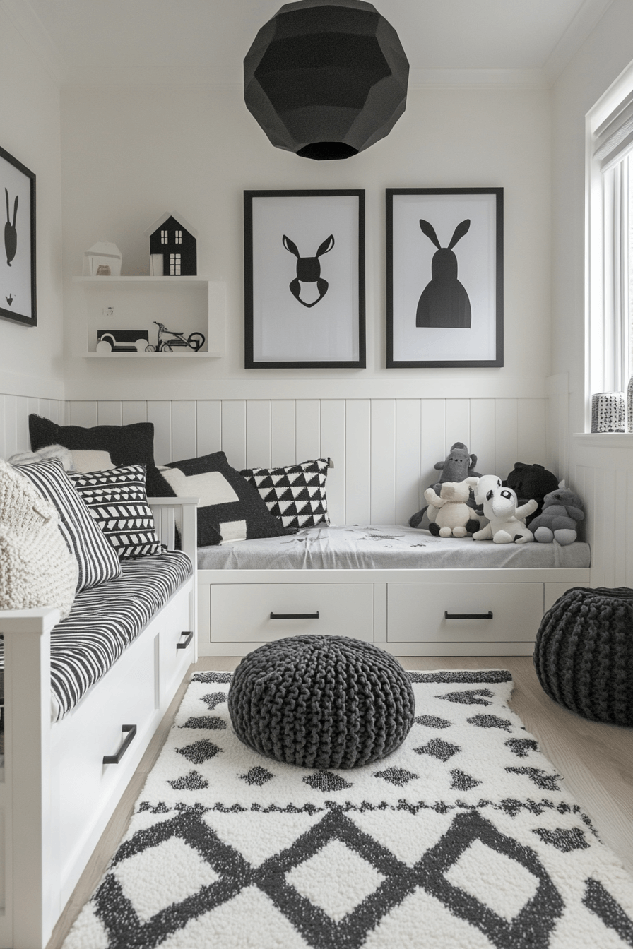 japandi kids room
