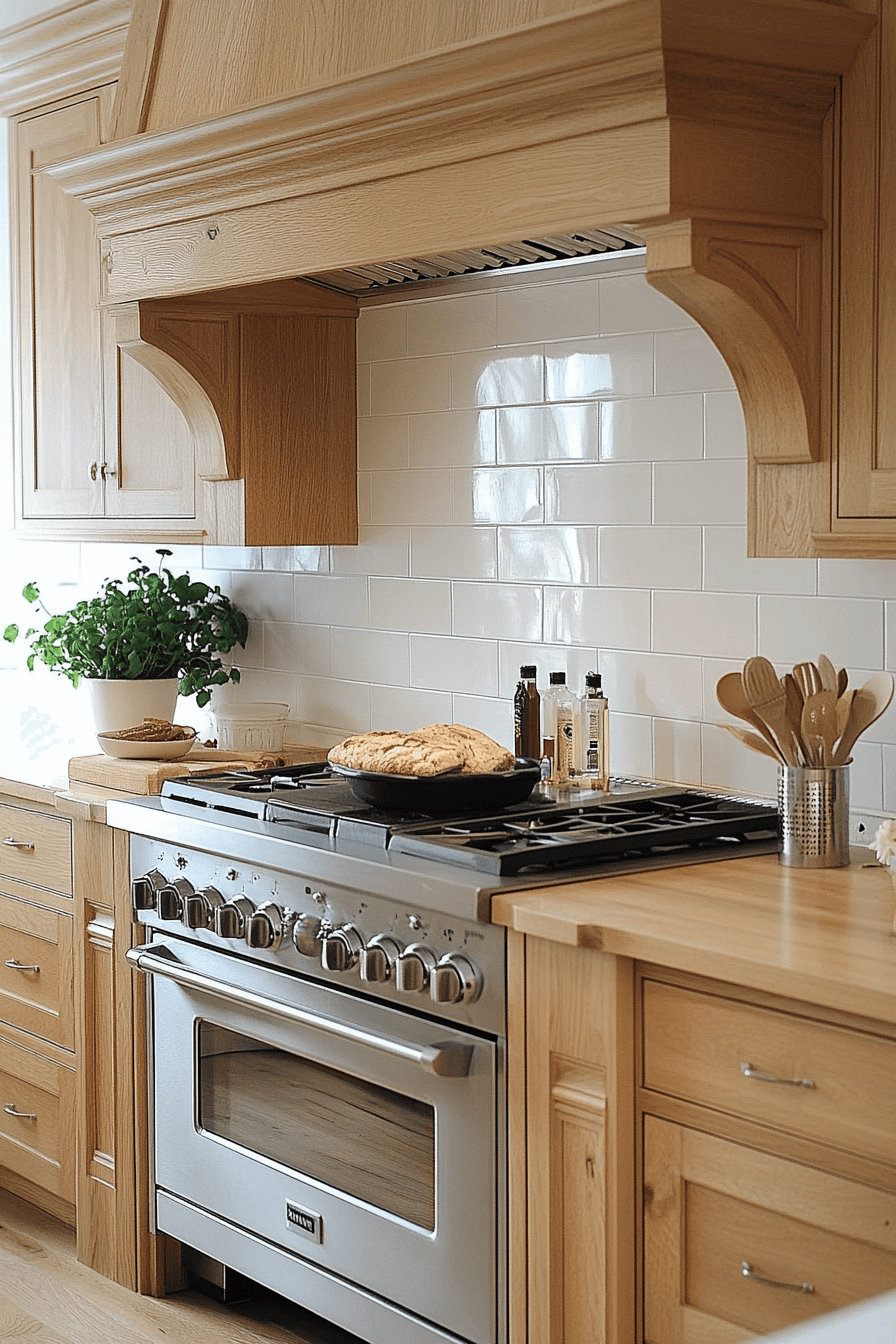 natural maple kitchen cabinets