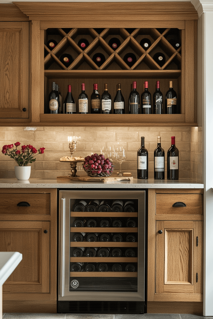 red oak kitchen cabinets