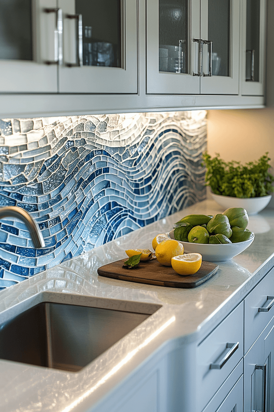 mosaic backsplash kitchen
