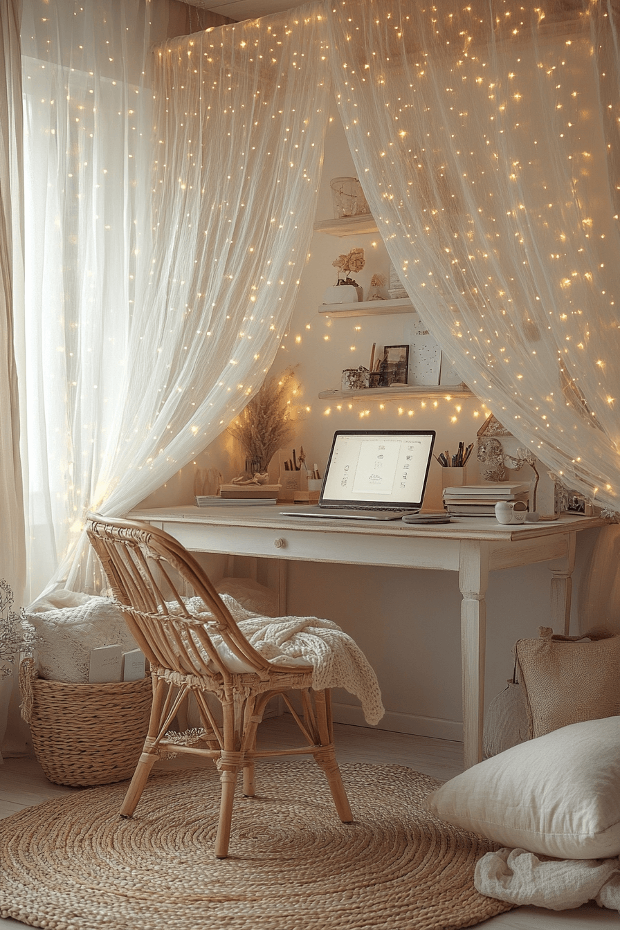 cottagecore office