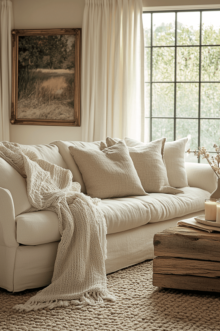 cozy vintage living room