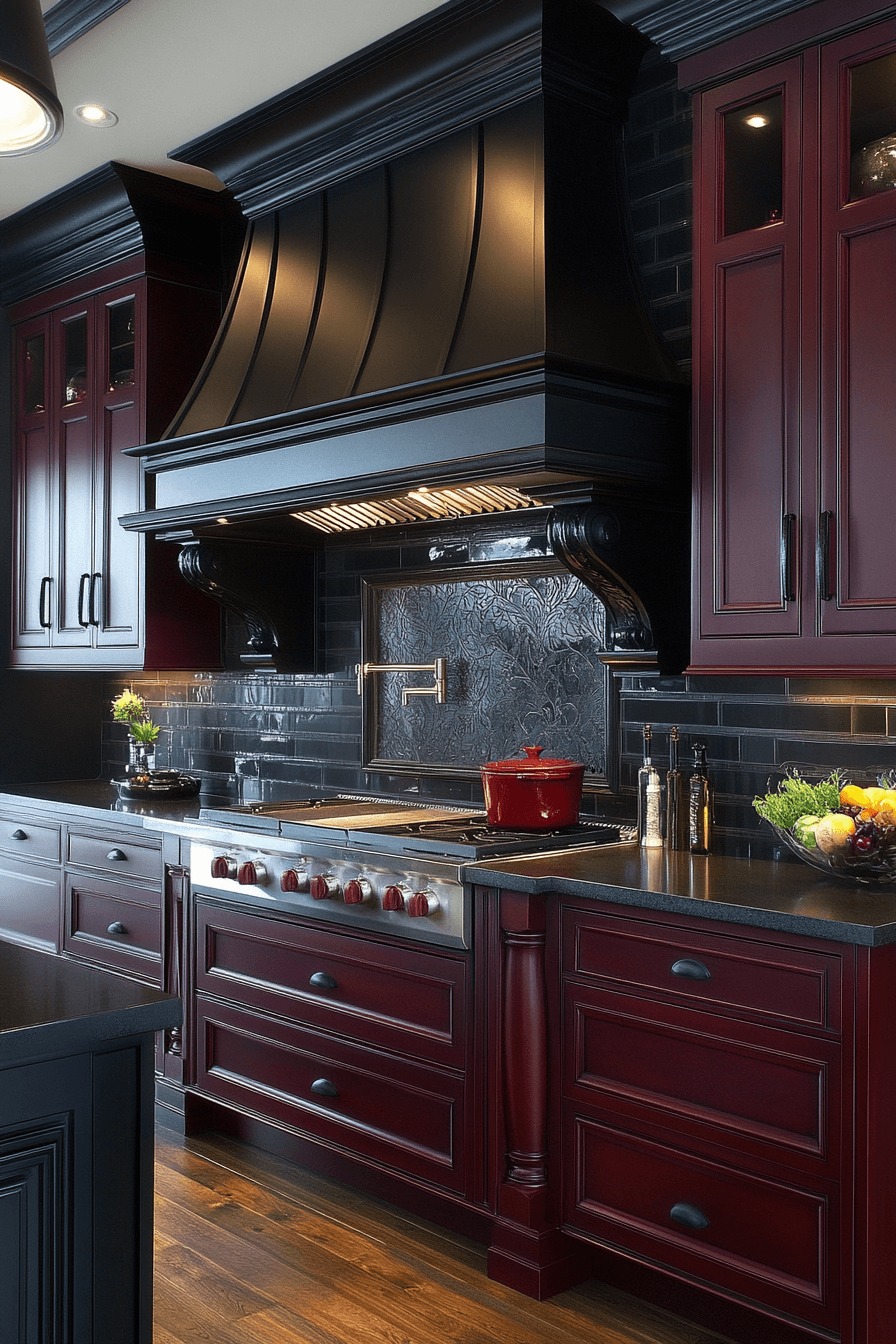 cherry wood kitchen cabinets