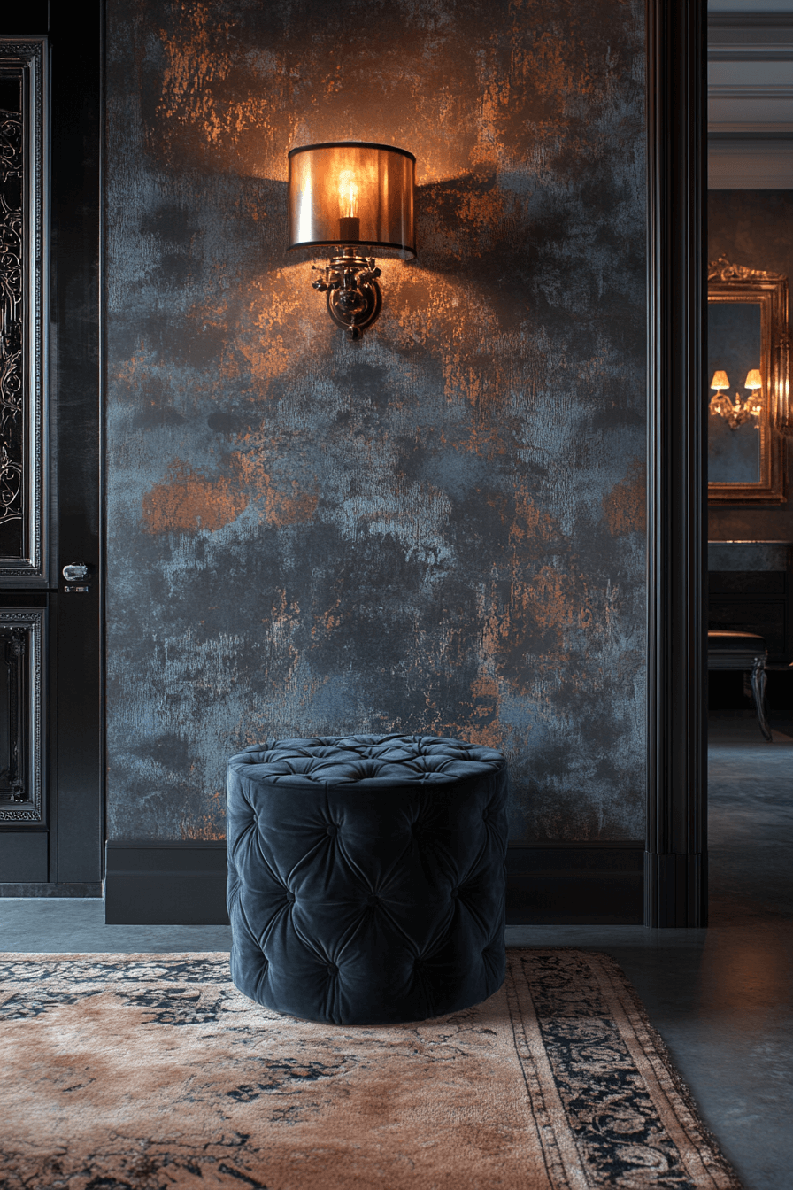 moody powder room