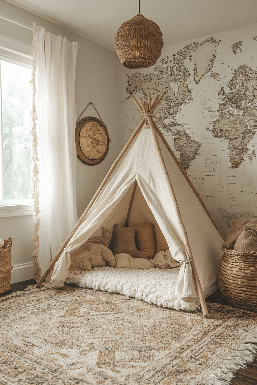 japandi kids room