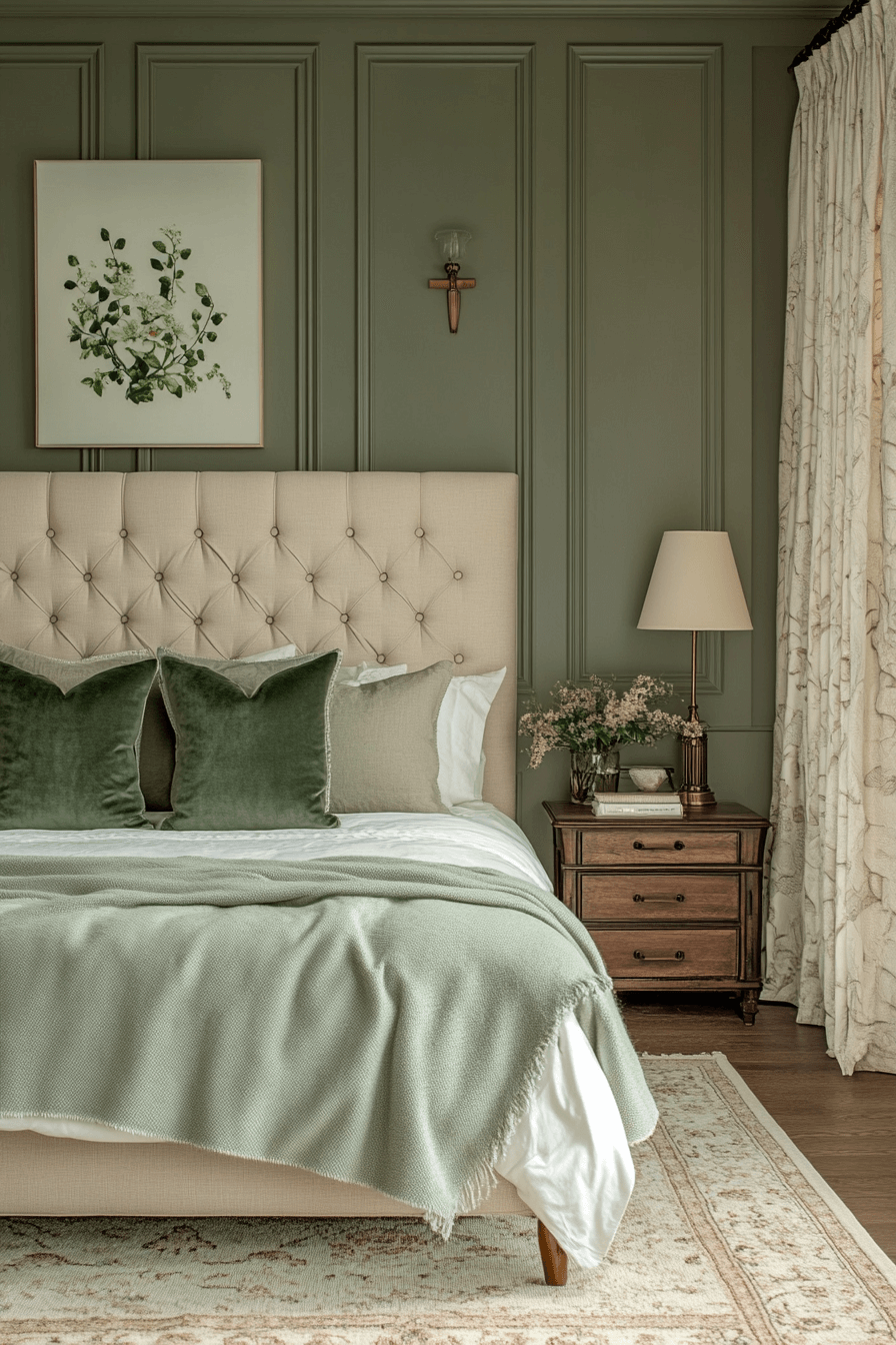 Beige And Green Bedroom Ideas