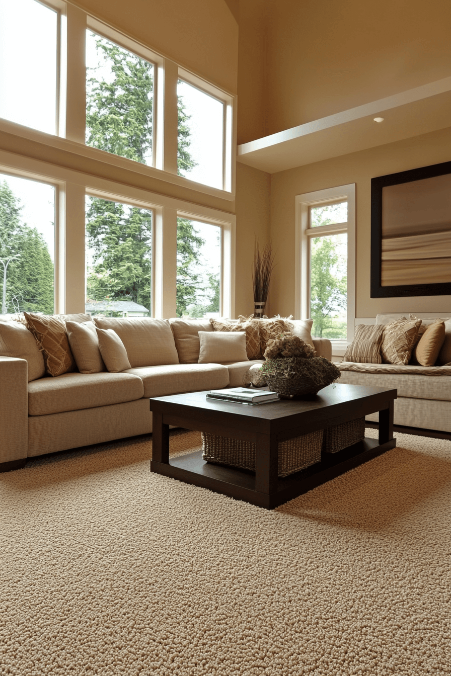 beige couch living room