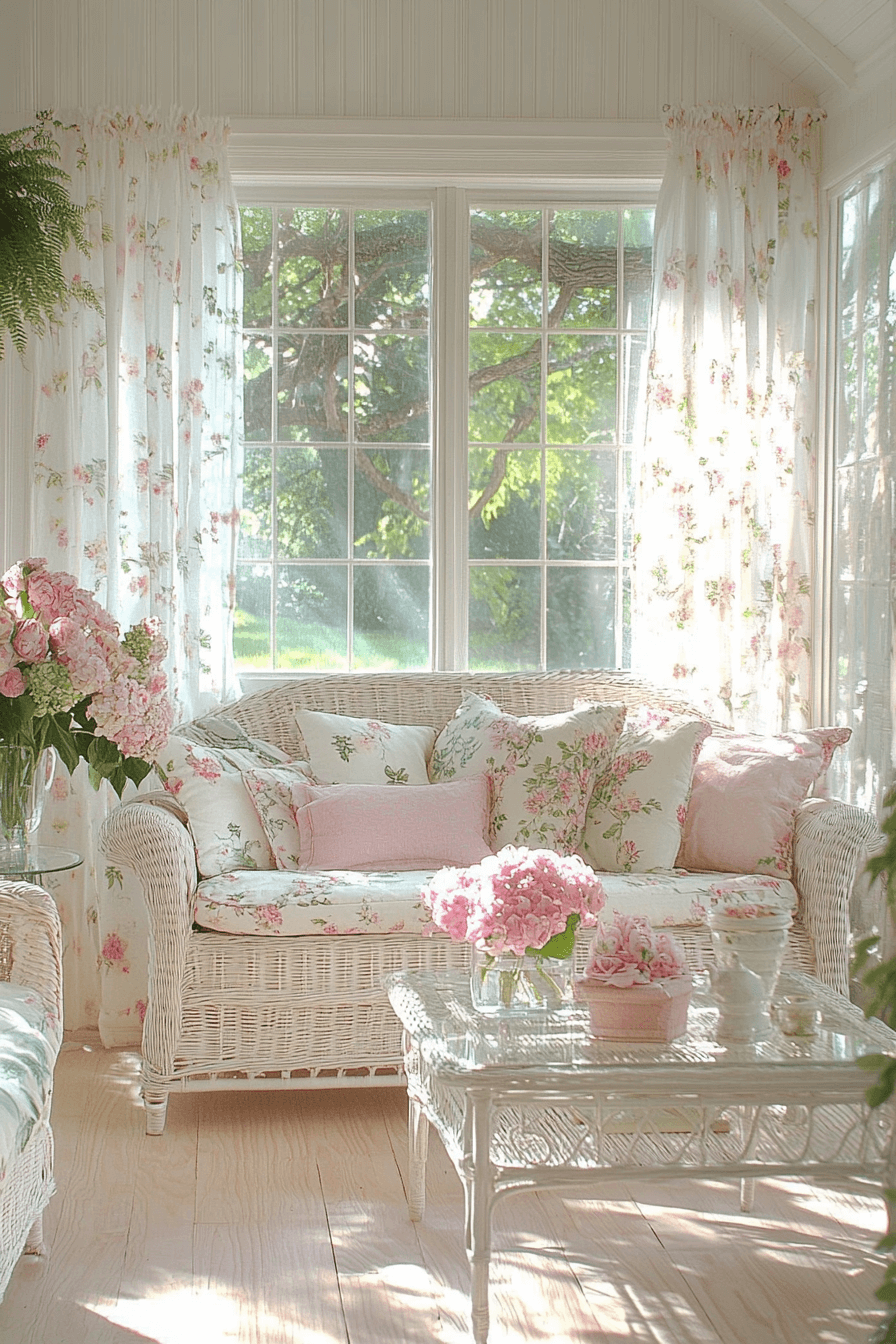 granny chic living room