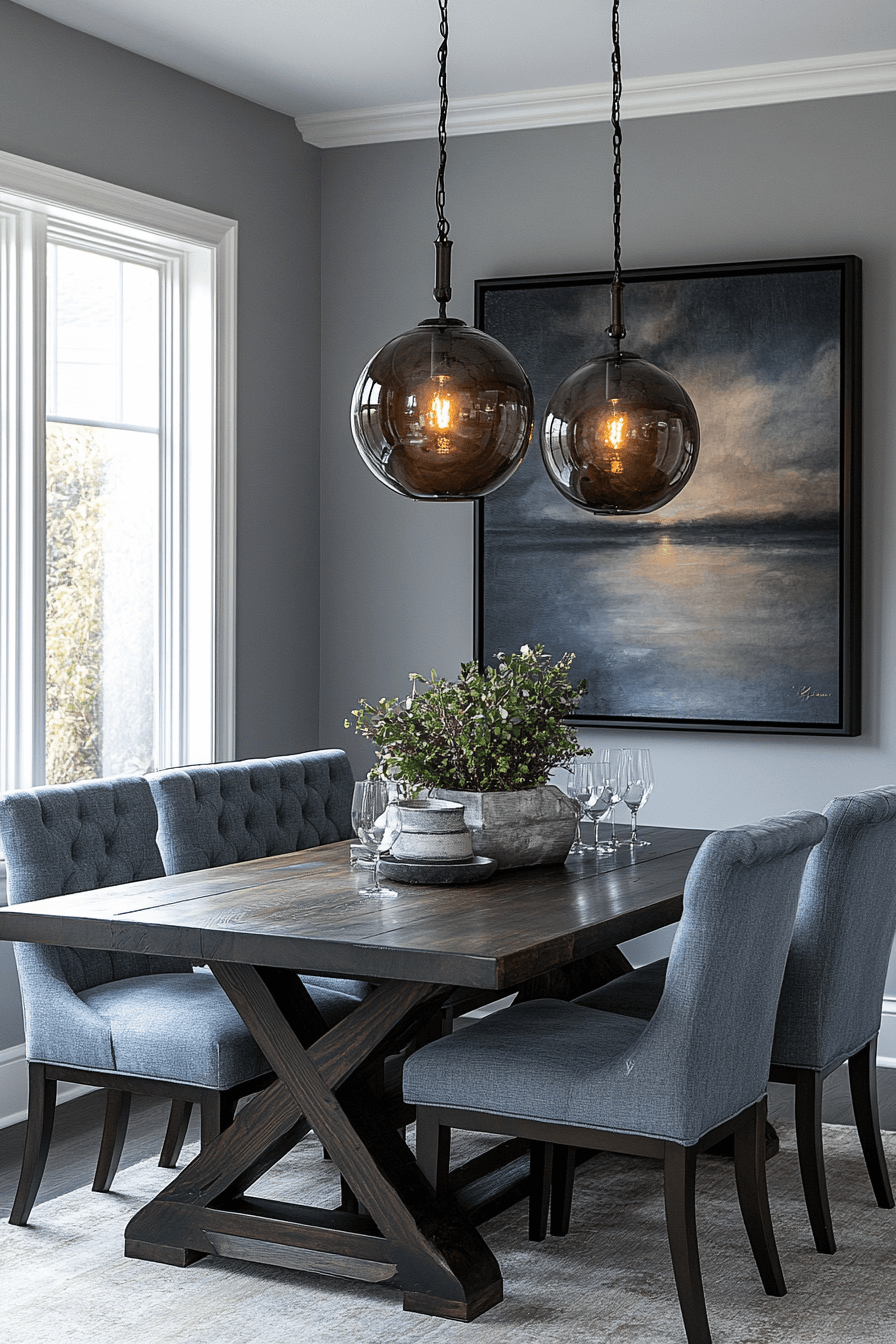 granny chic dining room