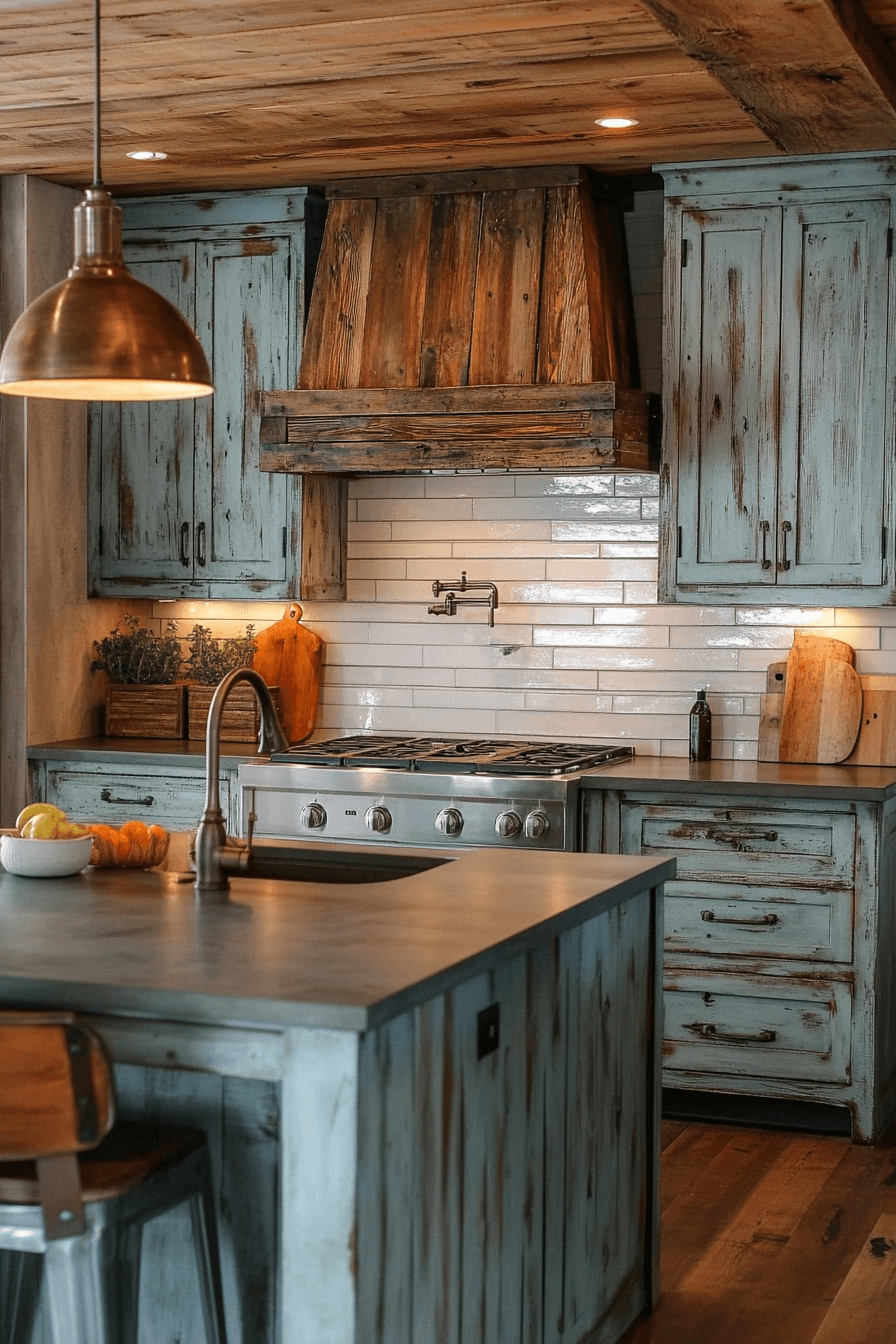 vintage kitchen cabinets