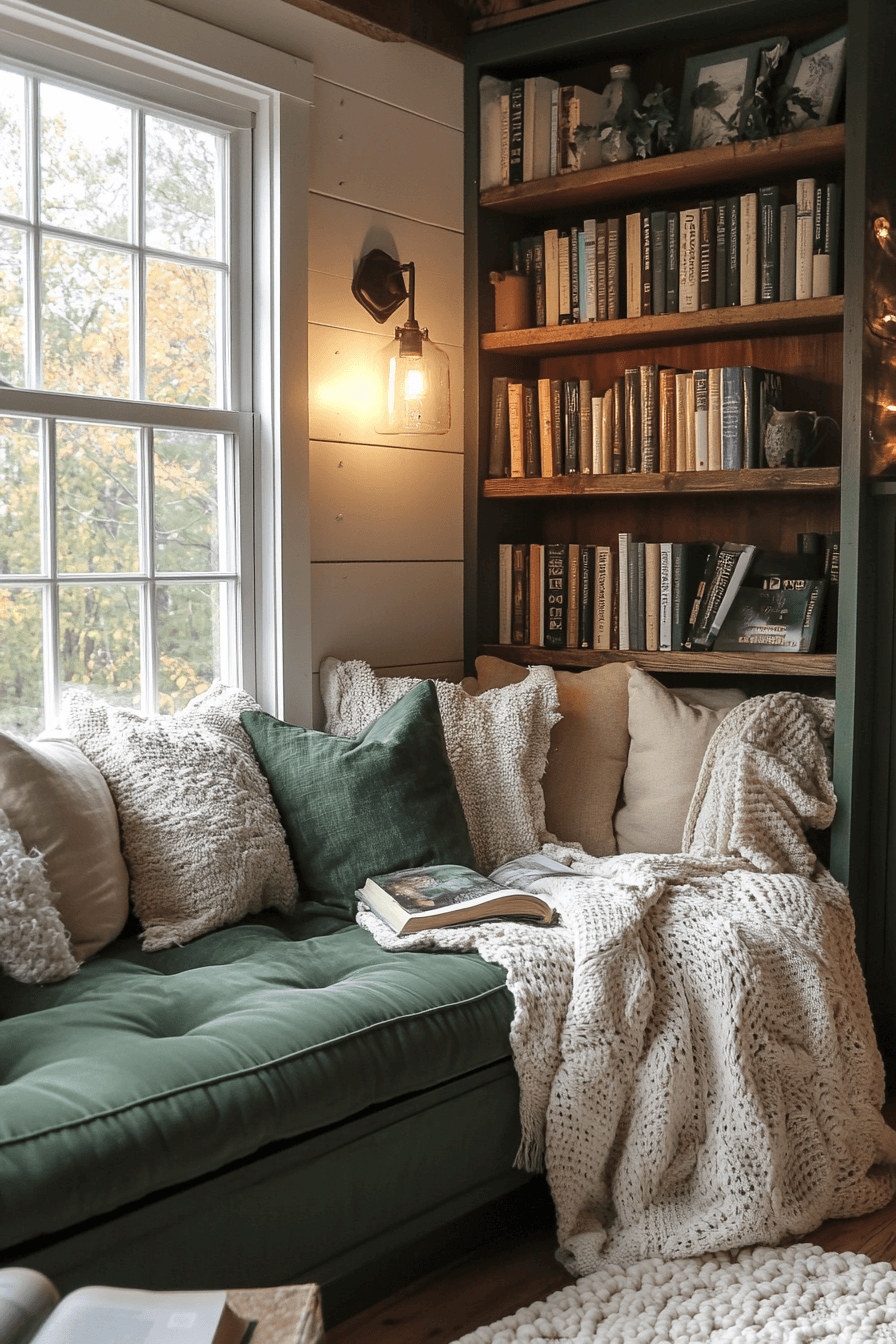 green couch living room ideas