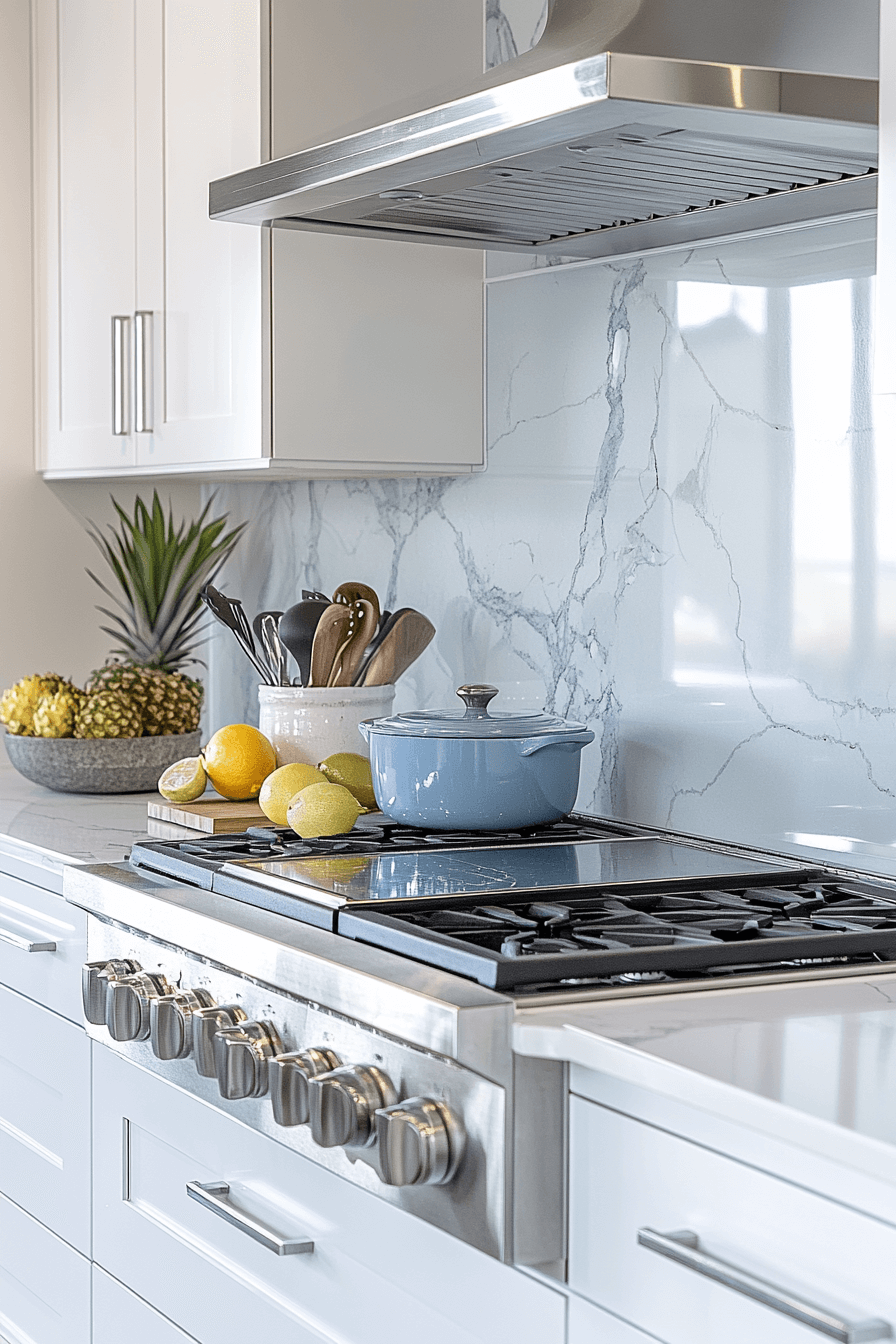 stone backsplash kitchen