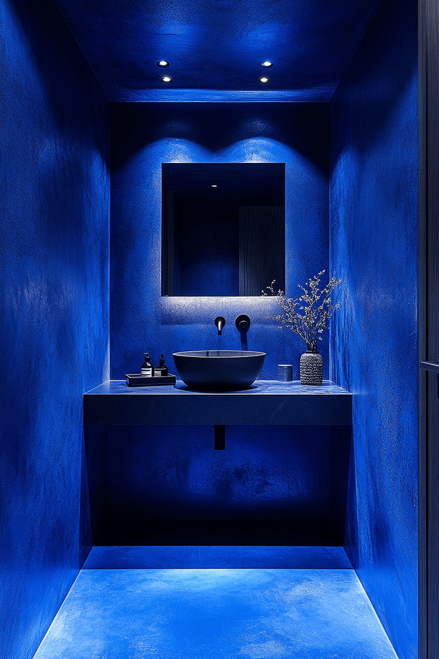 moody powder room