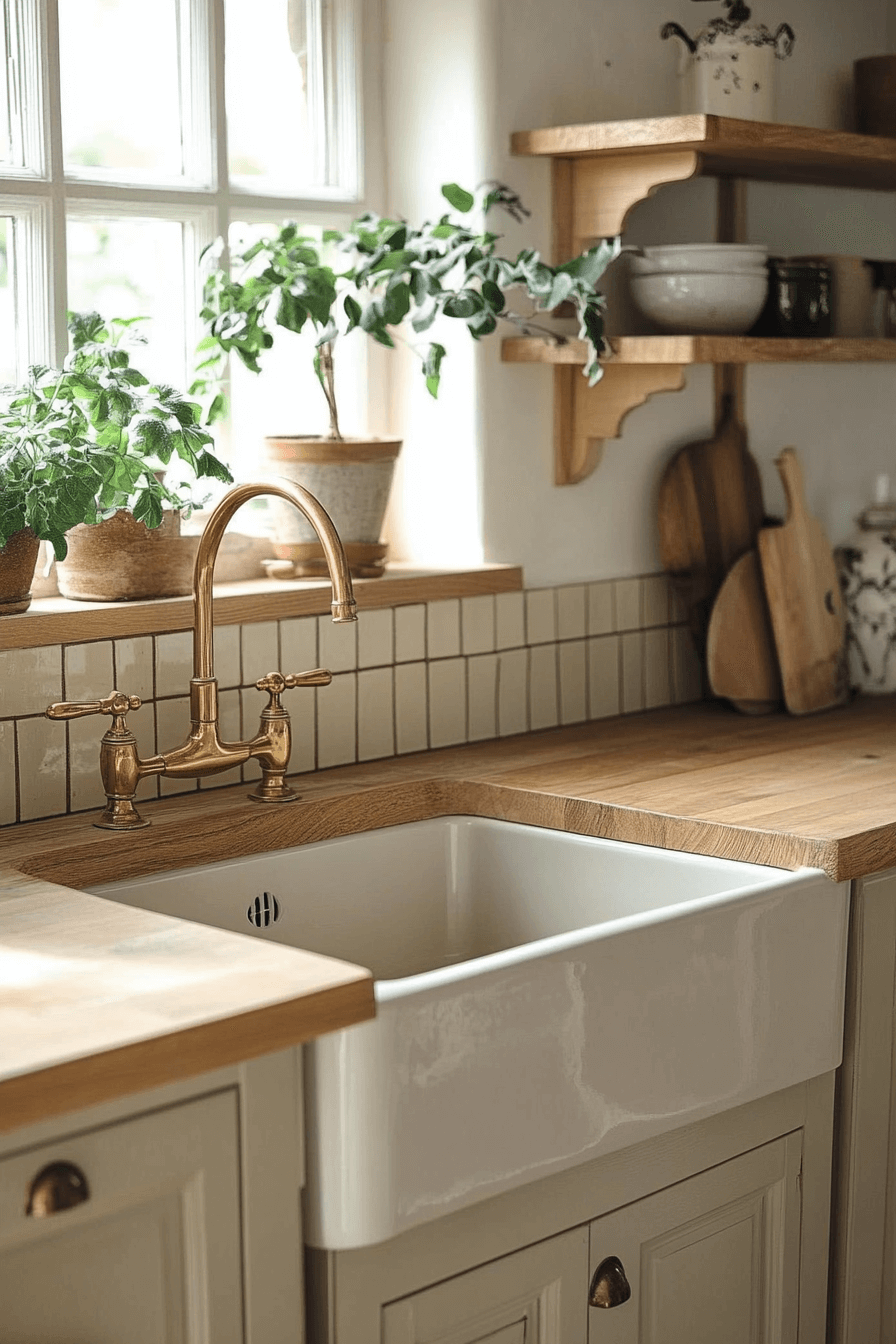 European Cottage Kitchen