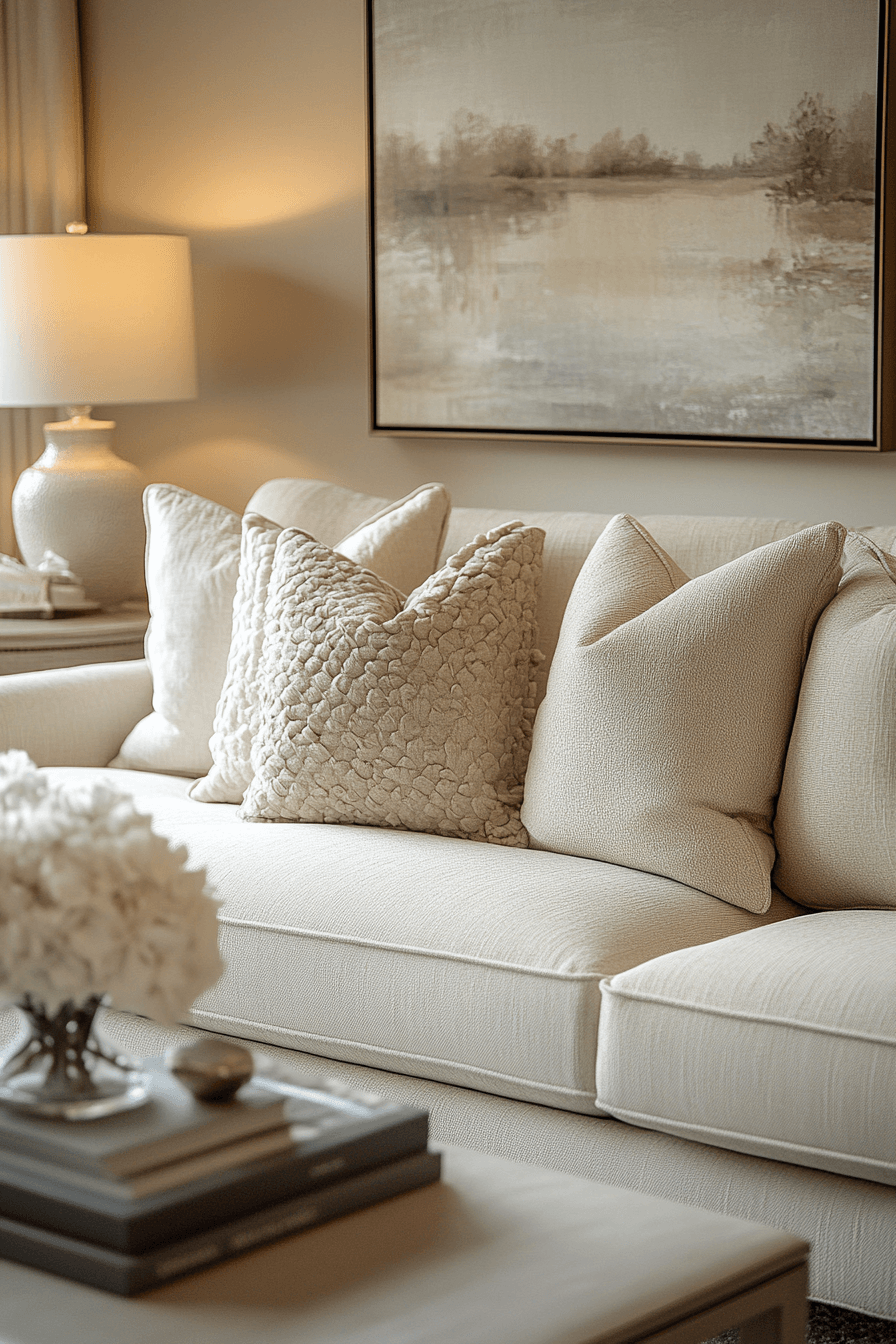 beige couch living room