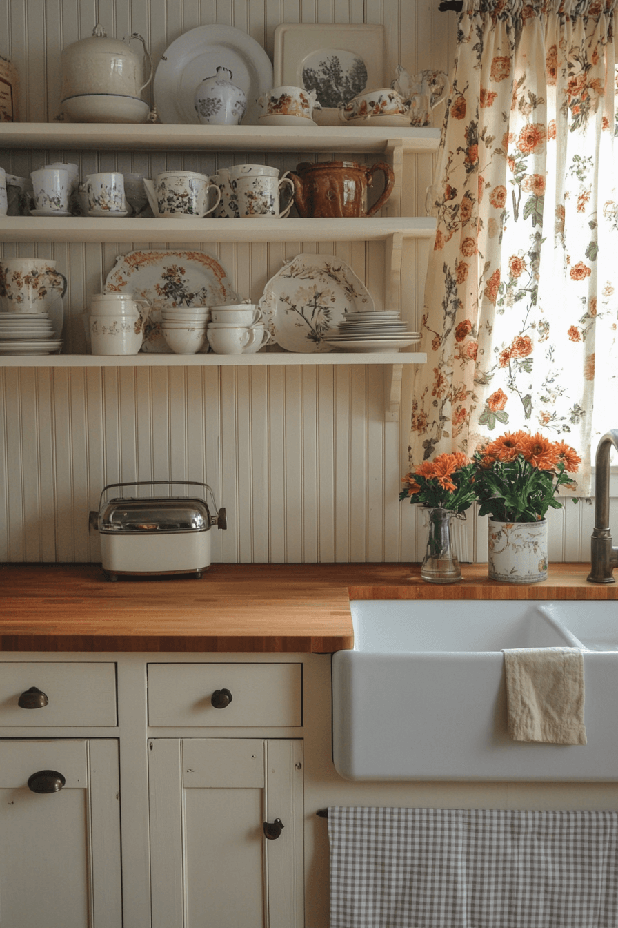 vintage kitchen cabinets