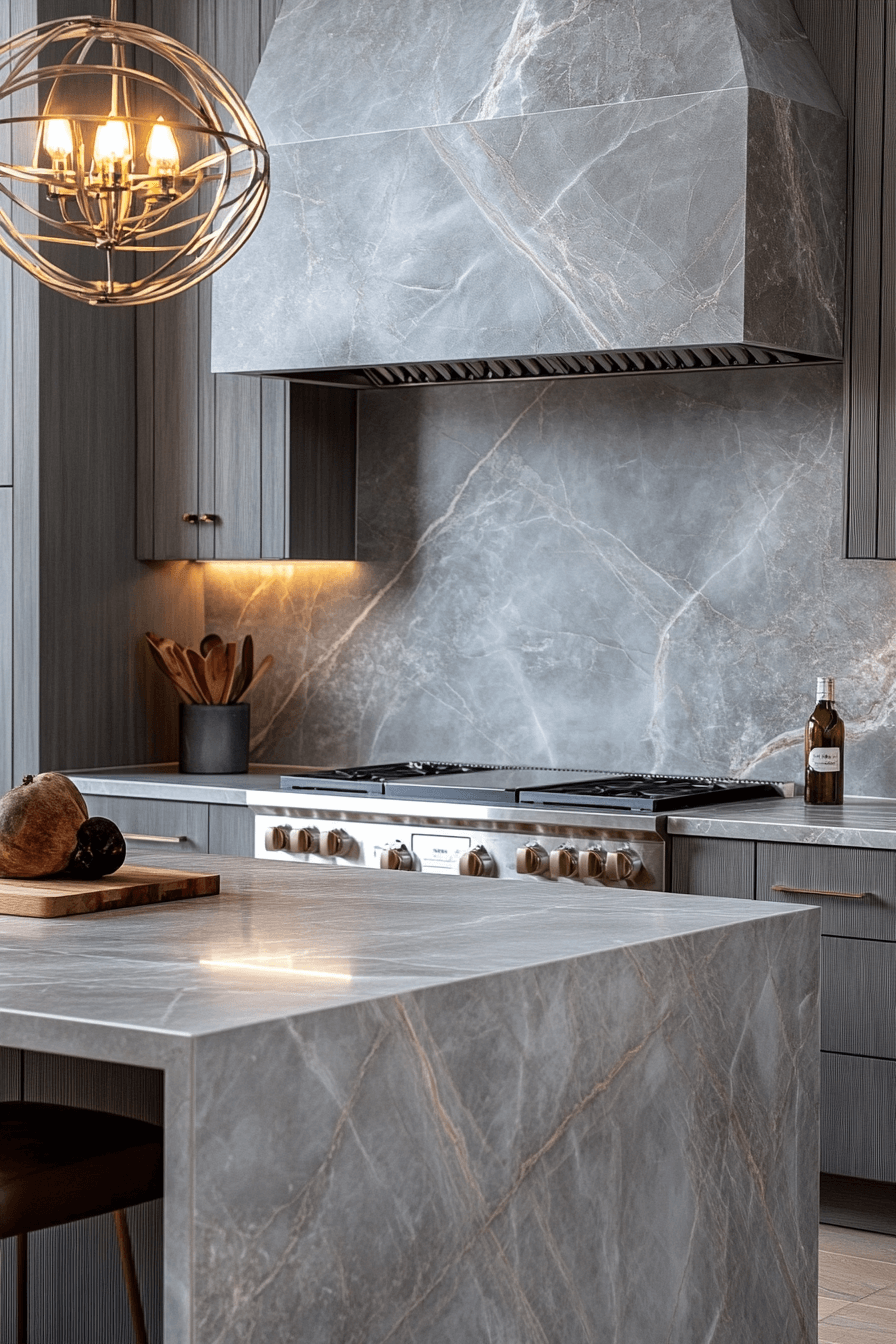 marble backsplash
