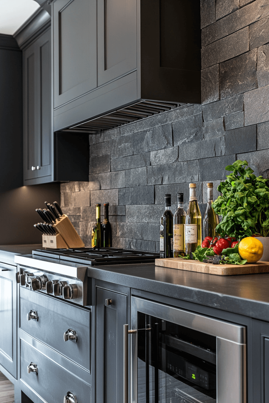 brick backsplash kitchen