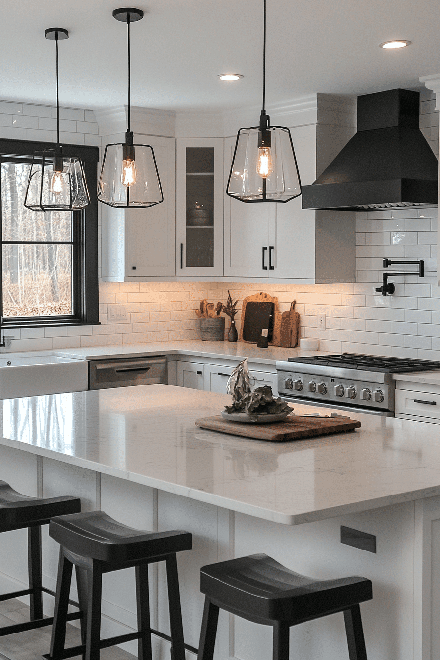 white shaker kitchen cabinets