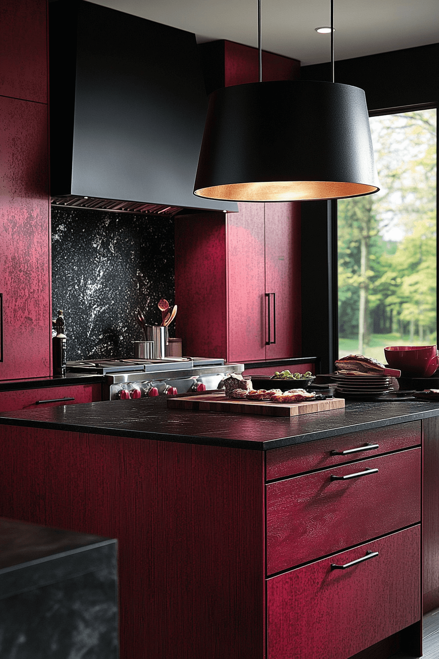 red oak kitchen cabinets