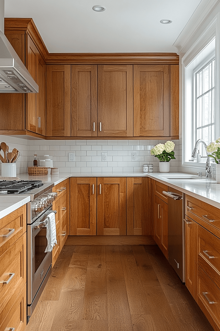 Light Brown Kitchen Cabinets