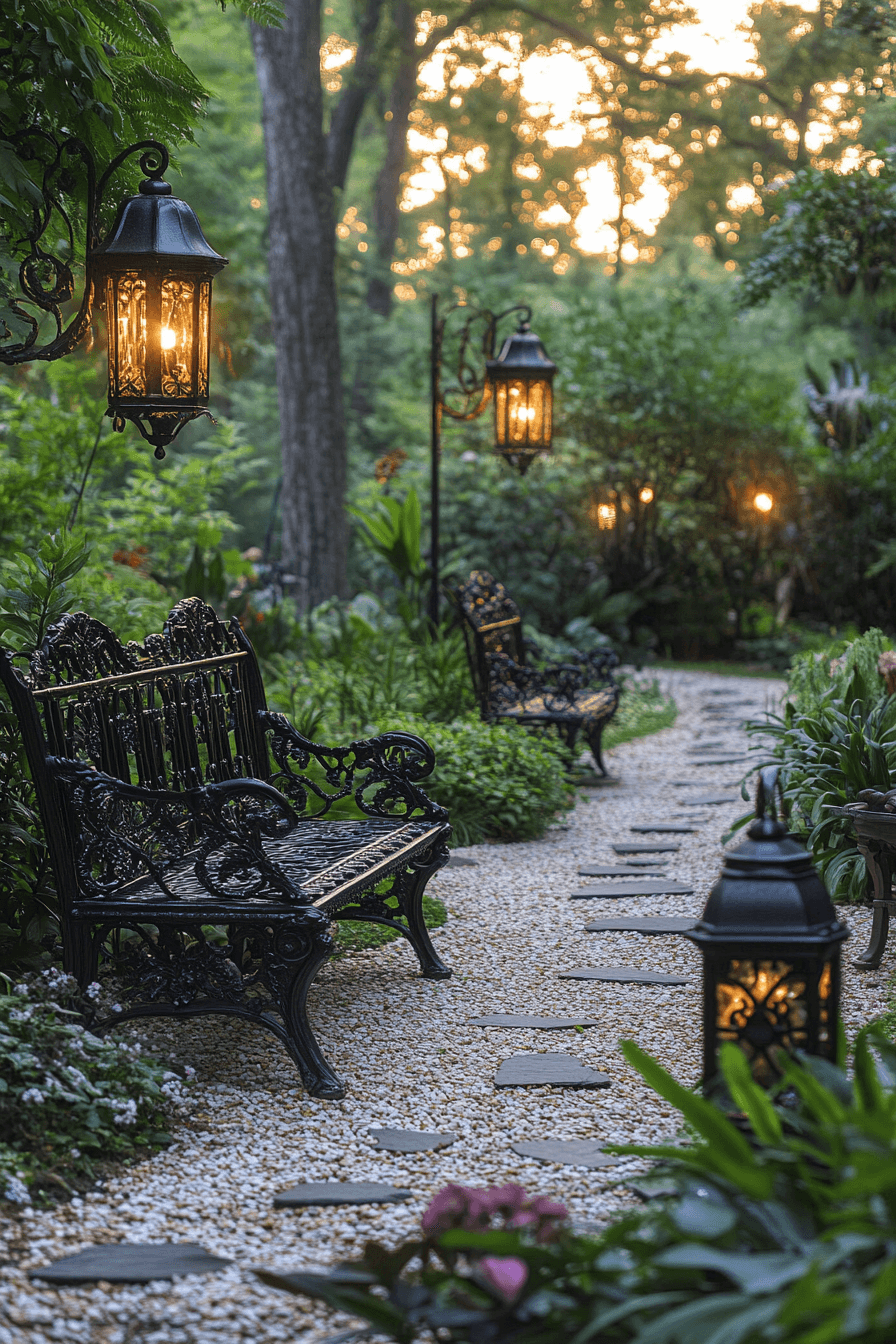 vintage garden decor