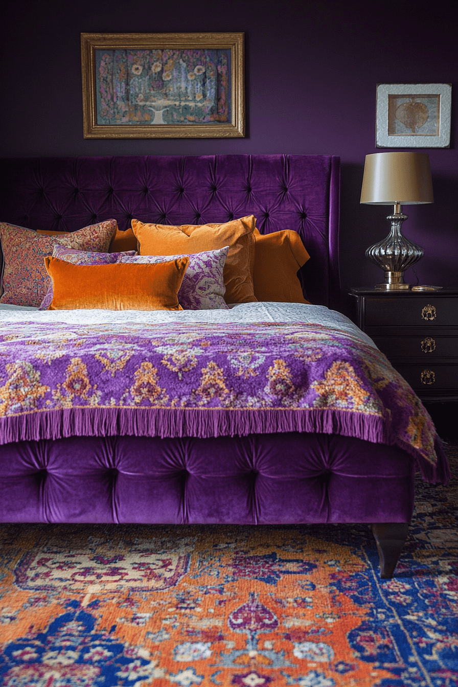 chambre boho chic