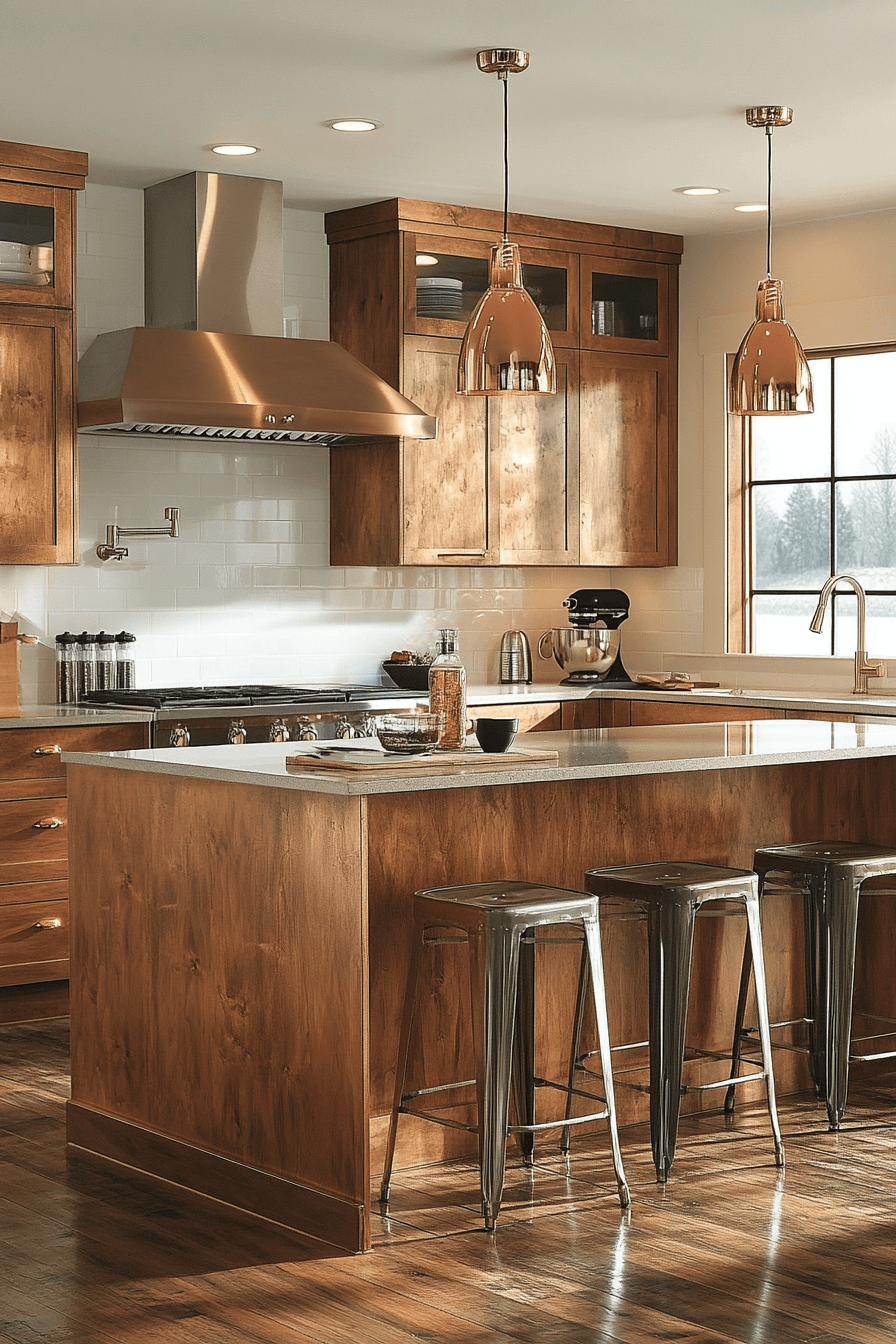 red oak kitchen cabinets