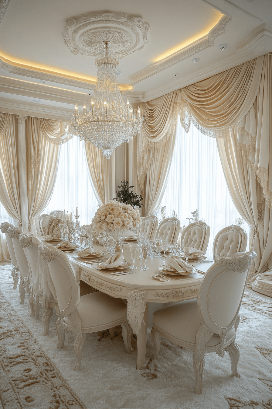 granny chic dining room