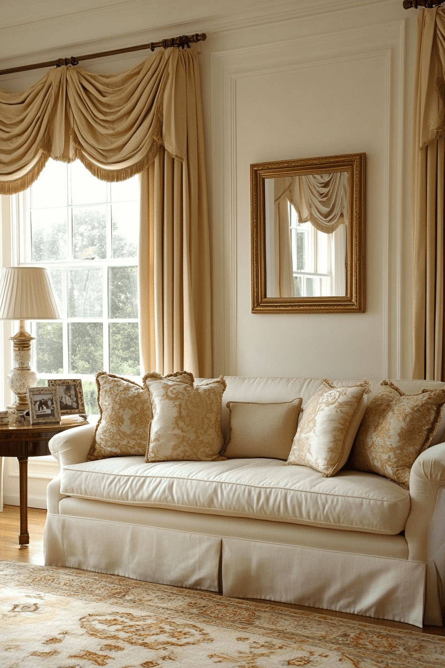 cozy vintage living room