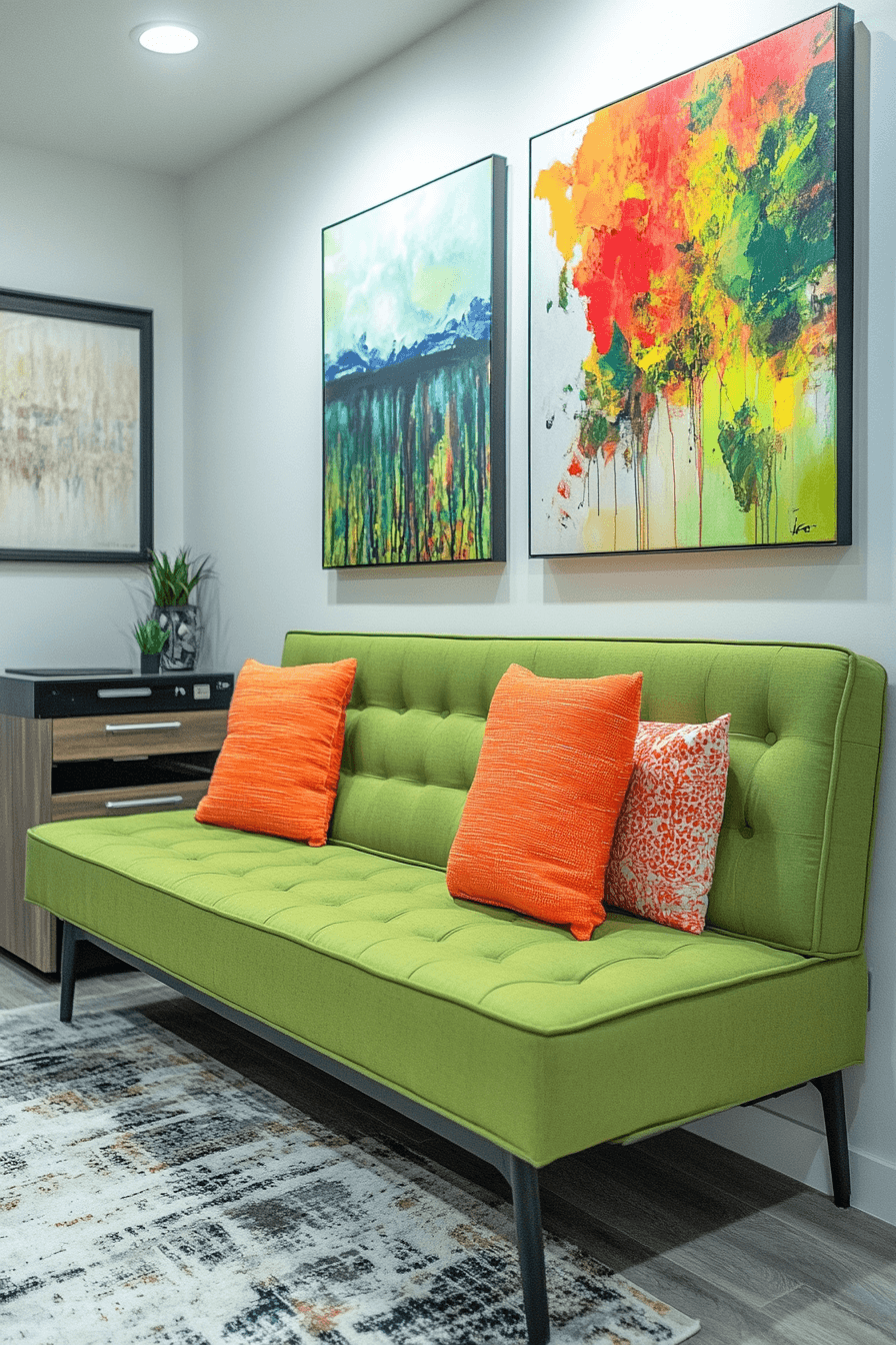 olive green couch living room ideas