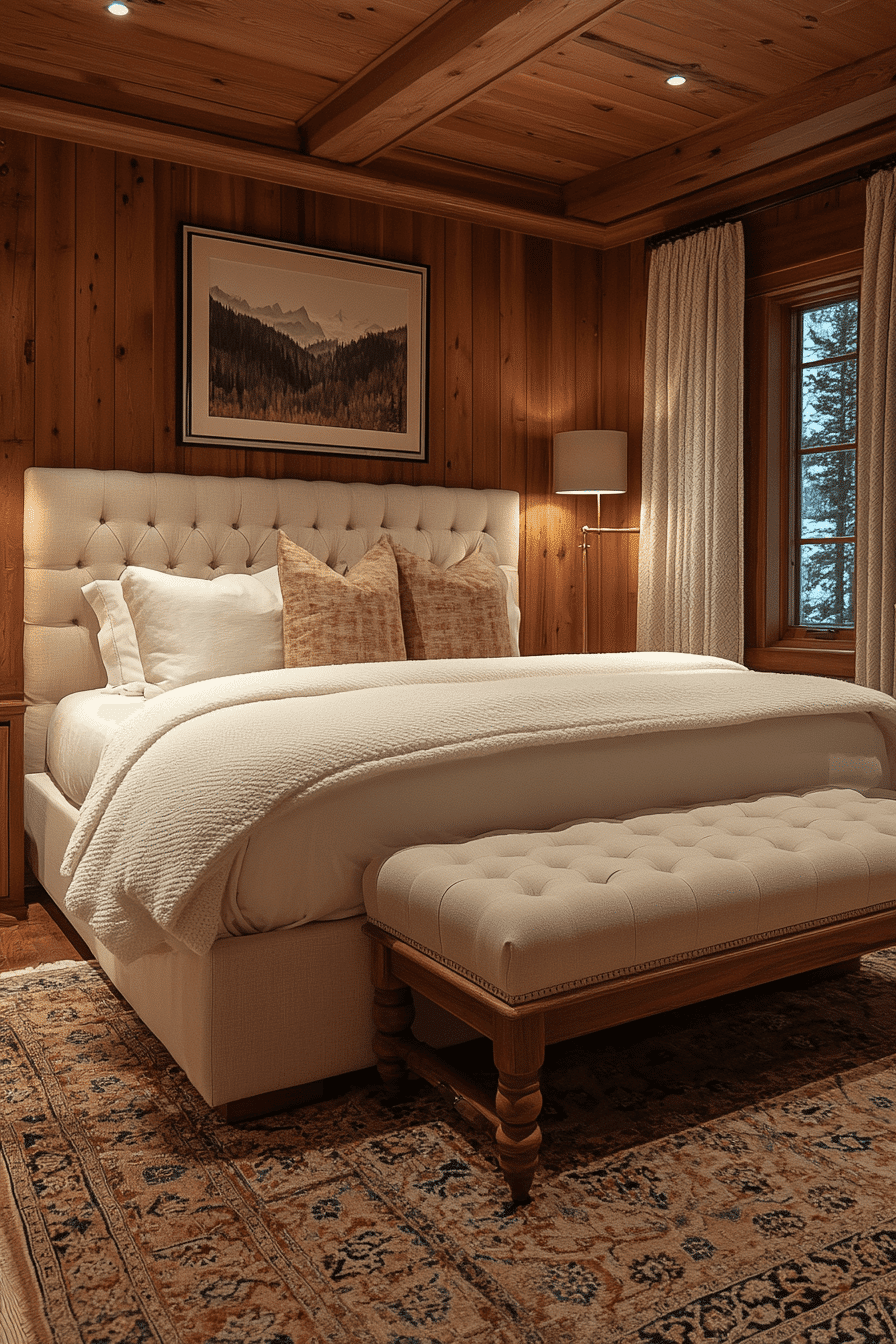 cozy vintage bedroom