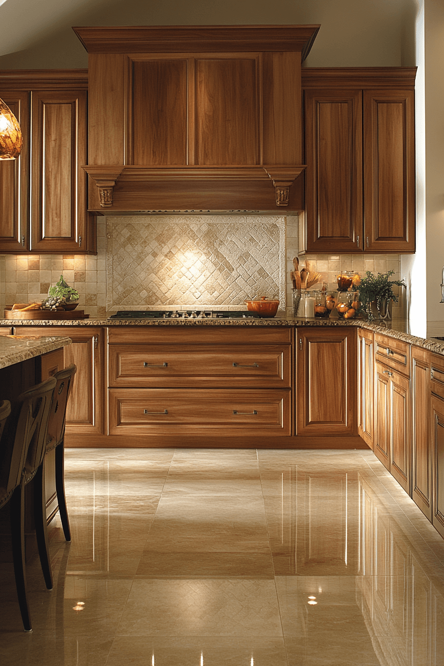 Light Brown Kitchen Cabinets