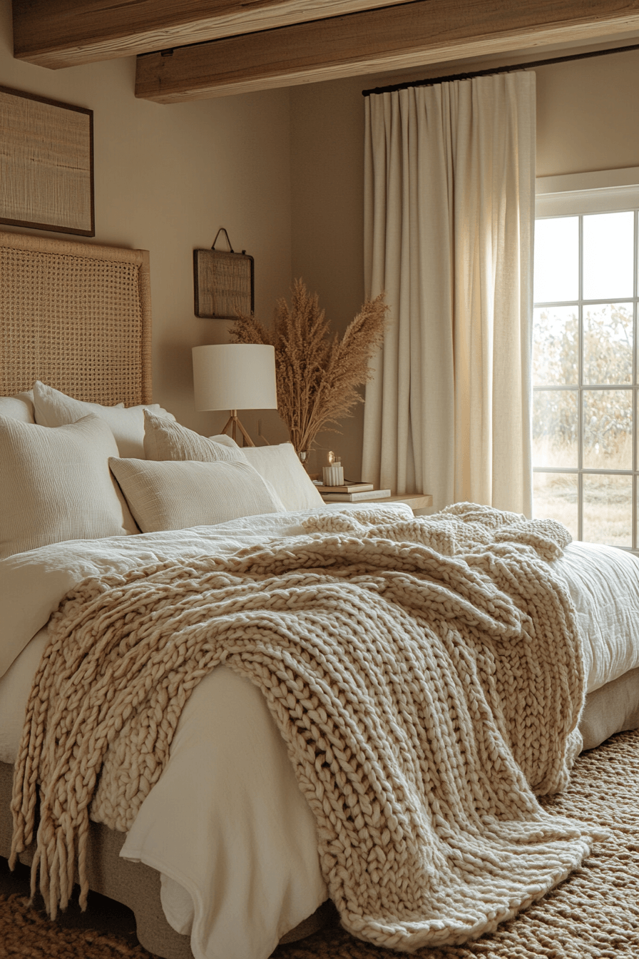 cozy boho bedroom