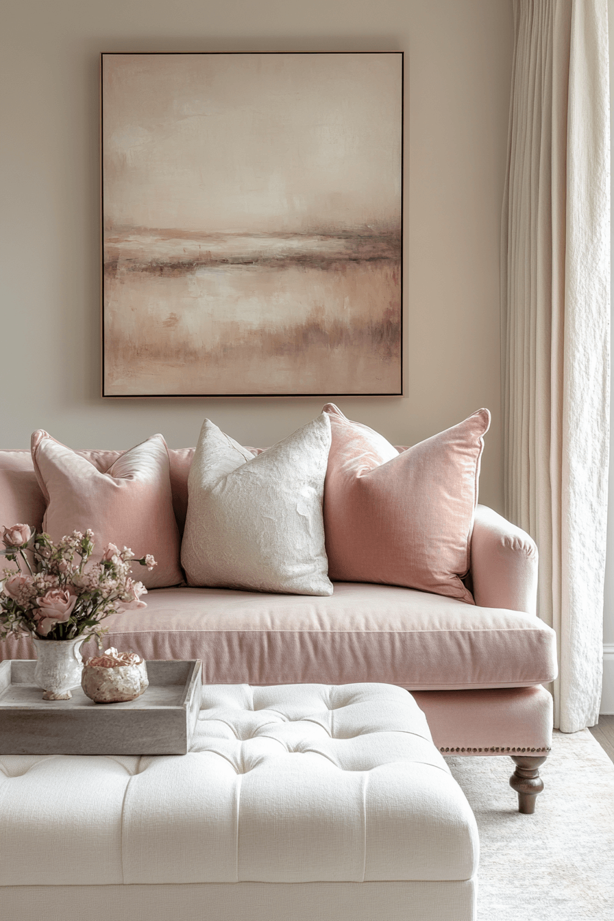 cozy vintage living room