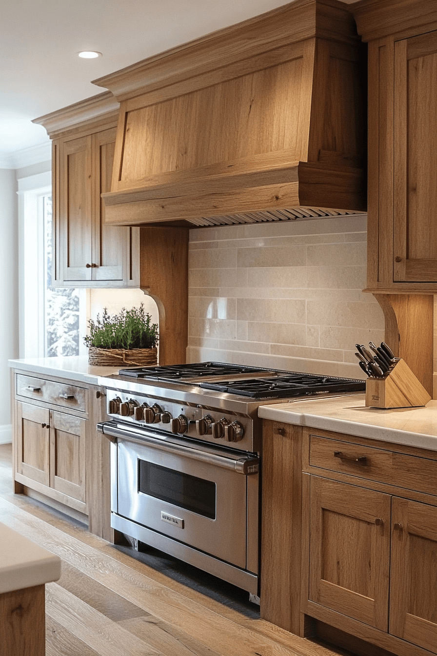 natural maple kitchen cabinets