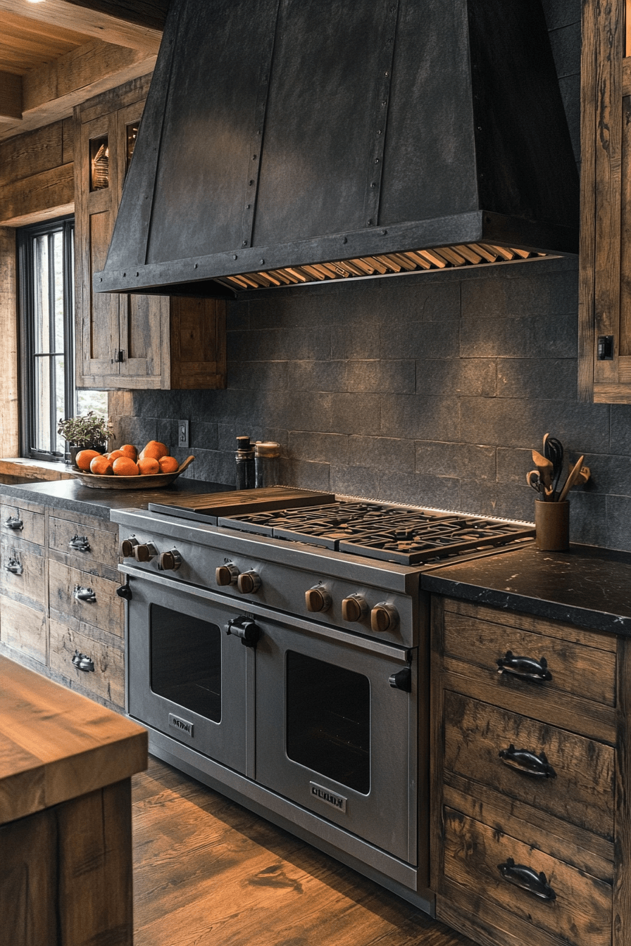 black granite countertops kitchen